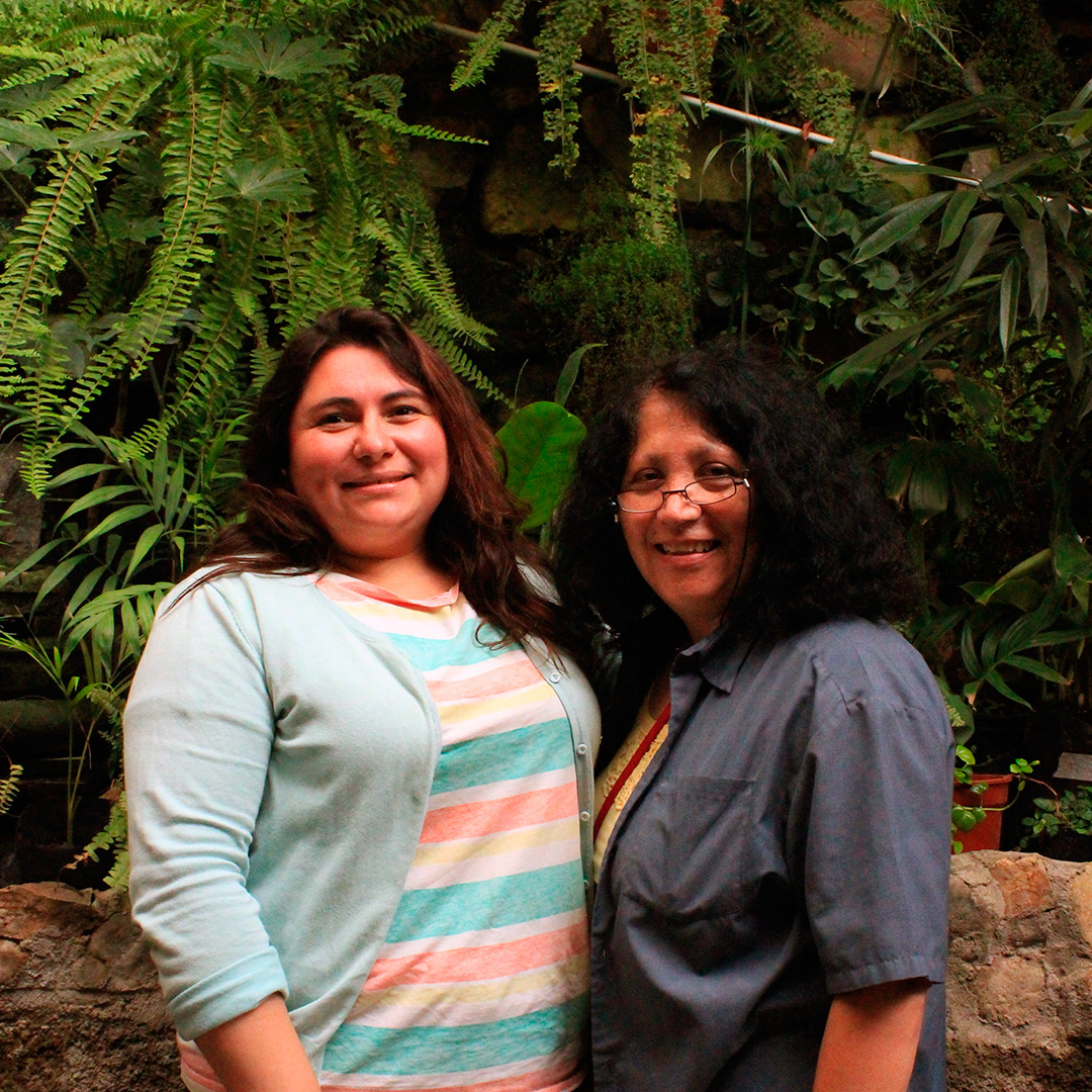 Lorena Orellana y Jacqueline Gómez